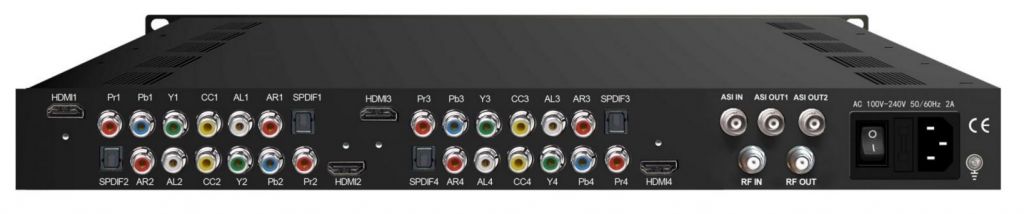 MPEG2 &amp; MPEG4 4-in-1 Encoder Modulator