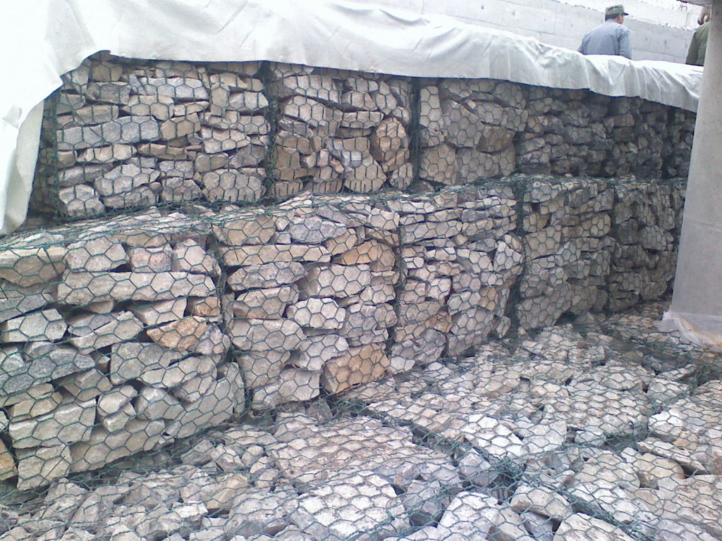 Retaining Solutions - Weaved Wire Mesh Gabion-DAZZLE INDUSTRY LIMITED