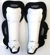 New Mckenney LG9000 20 box indoor lacrosse goalie shin leg guards category #3 