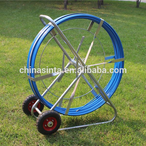 Fiberglass Snake Duct Rodder With Wheels