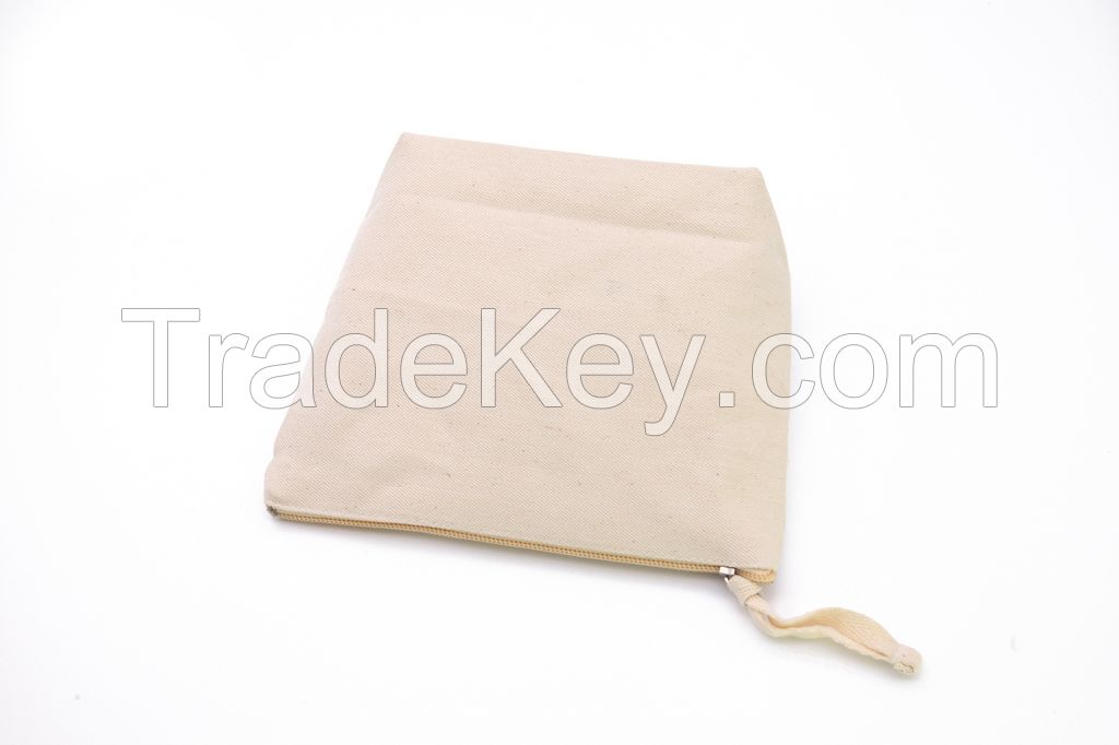 Cotton cosmetic bag