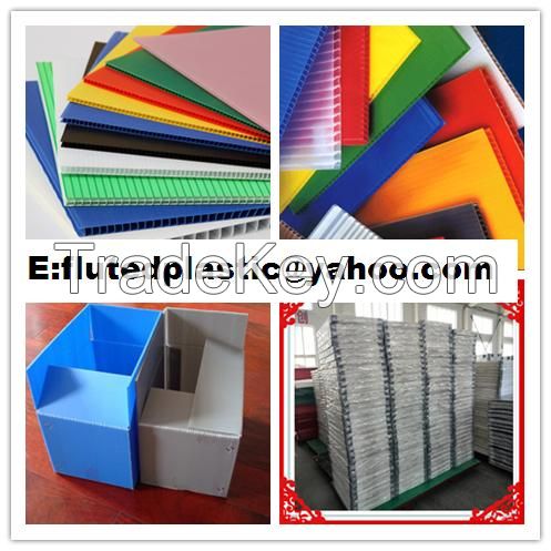 Plastic corrugated sheets