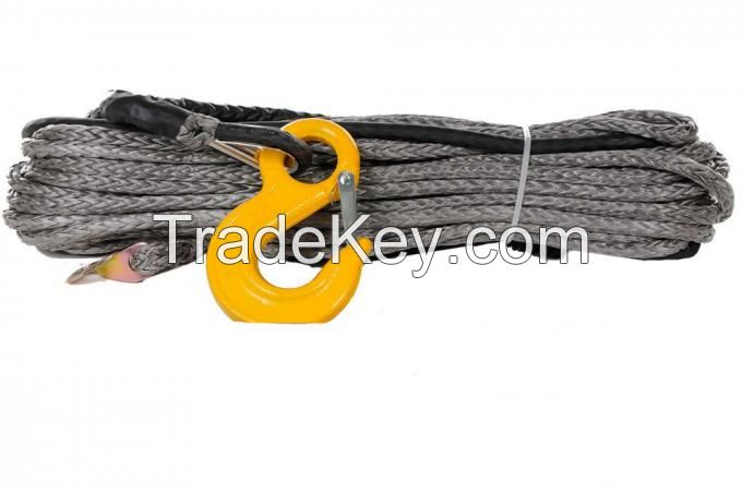 12 Strand Synthetic UHMWPE Winch Rope/Cable/Line For ATV/UTV/4X4/4WD/OFFROAD