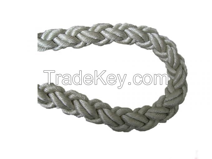 Supply Diameter 4mm-160mm 12 Strand High Performance UHMWPE Towing Rope / Mooring Rope With Best price