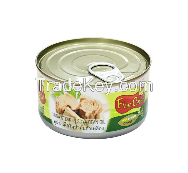 Tuna Chunk in Brine, Vegetable Oil, Spring Water, Sunflower Oil NW.140 - 185 g.