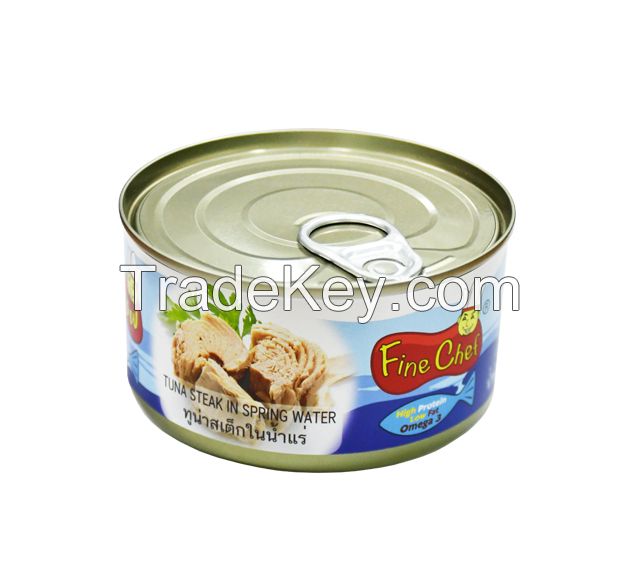 Tuna Chunk in Brine, Vegetable Oil, Spring Water, Sunflower Oil NW.140 - 185 g.