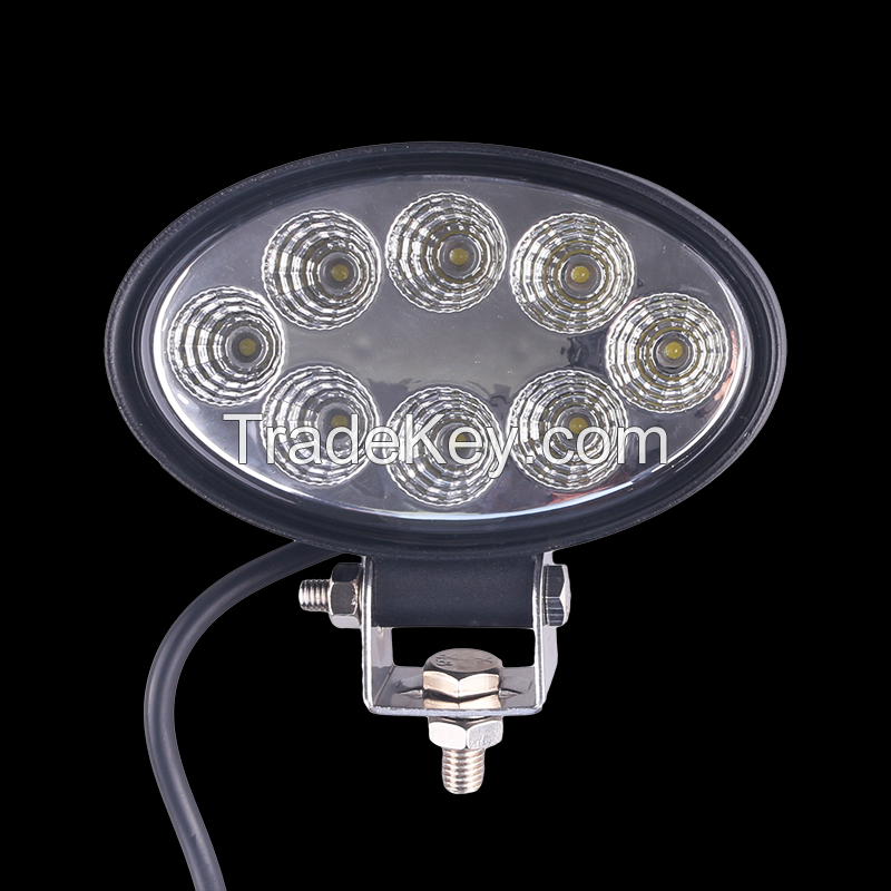 24W LED WORK LIGHT OVAL SHAPE