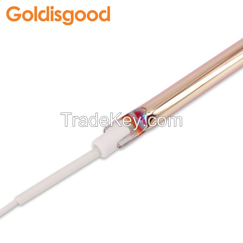 Infrared  heating lamp/ halogen gold heating lamp for heater