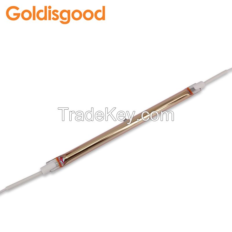 Infrared  heating lamp/ halogen gold heating lamp for heater