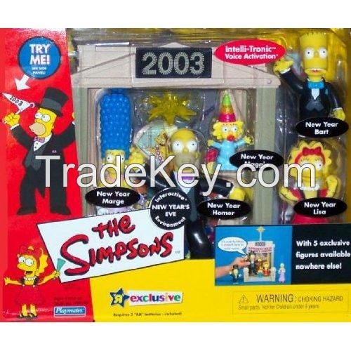 The Simpsons Playset 2003 New Year's Eve