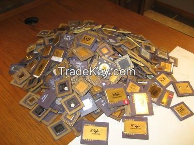 Sell Huge quantity Pentium pro Ceramic CPU scrap 