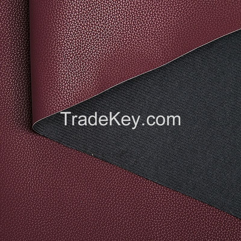 Eco-friendly New Custom textiles leather products faux synthetic leather fabrics sofa pu leather