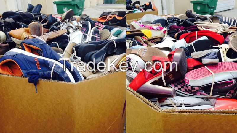 Top A used shoes supplier high quality second hand shoes hot sale in bales 