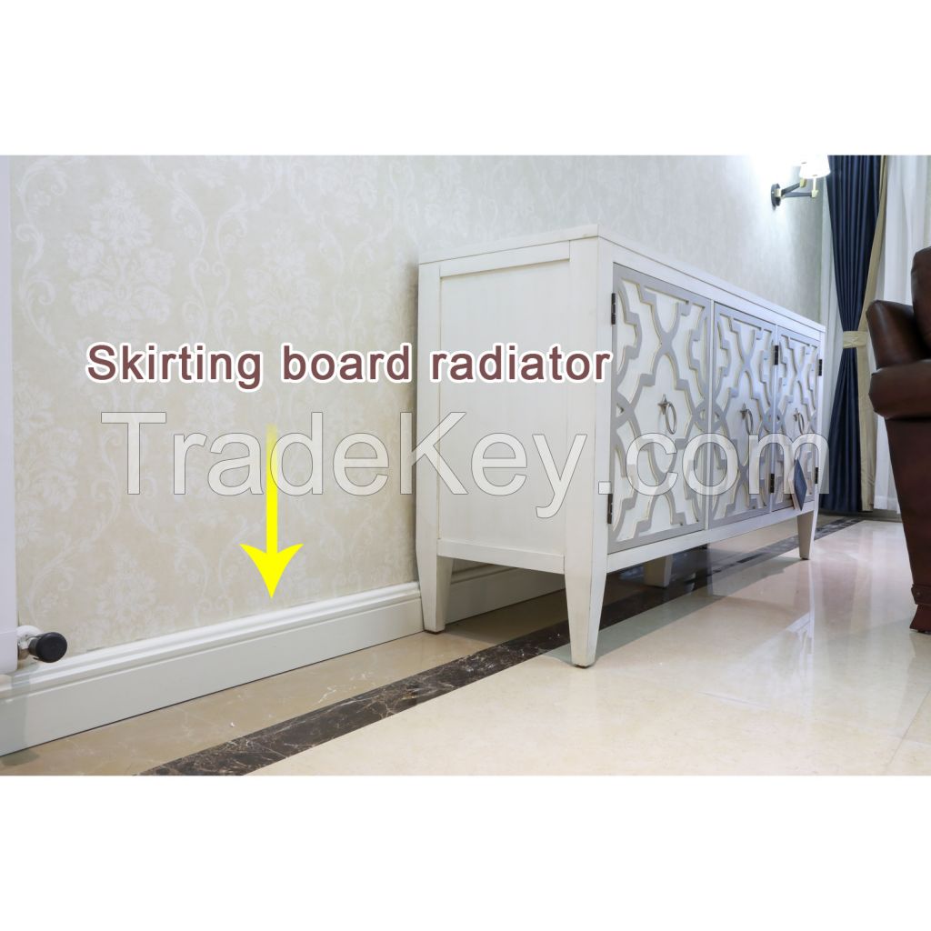 Aluminum Alloy Ultra-Thin Hot Water Skirting Boards Radiator