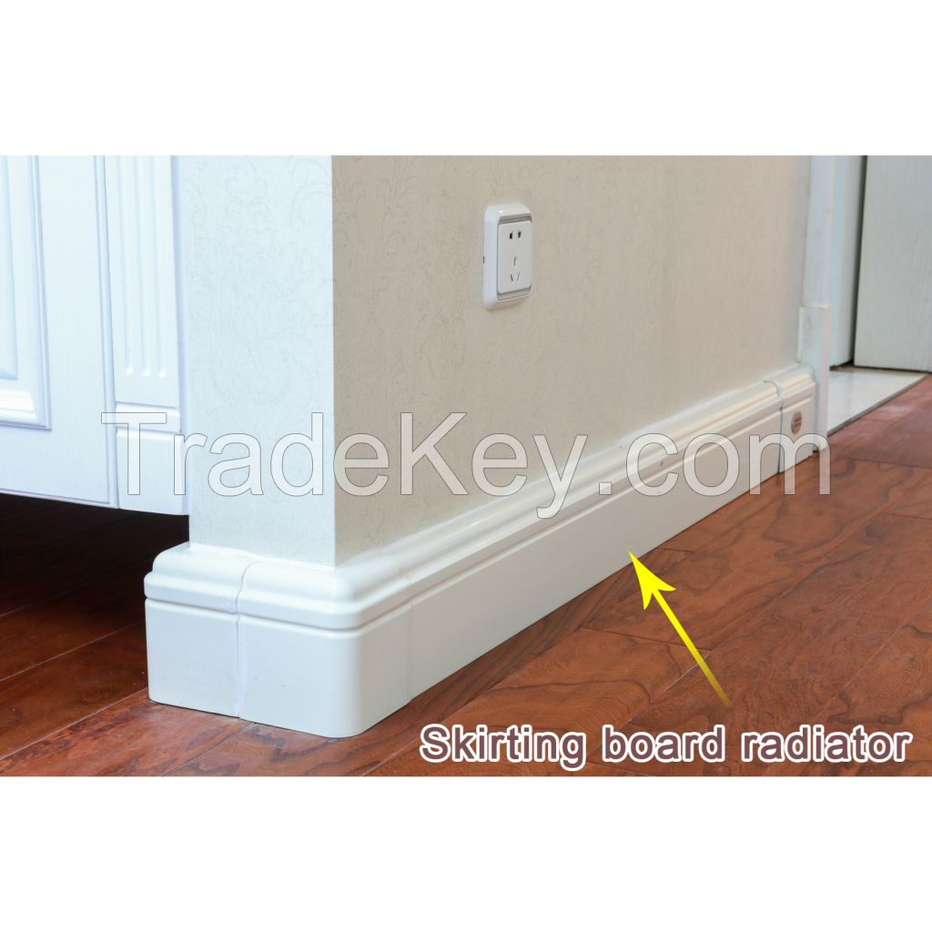 Two Waterways Ultra-Thin Household Skirting Board Radiator