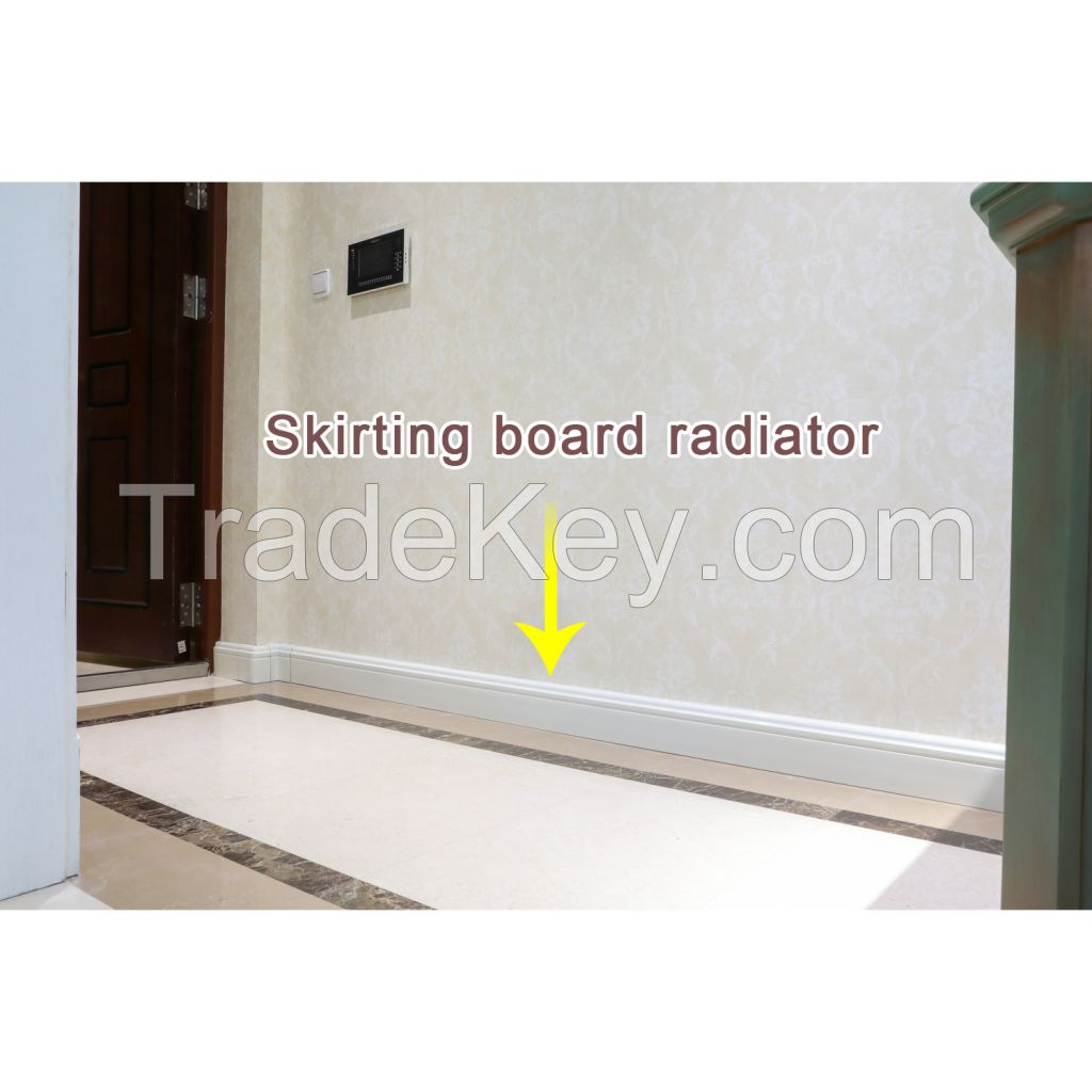 Aluminum Alloy Ultra-Thin Hot Water Skirting Boards Radiator