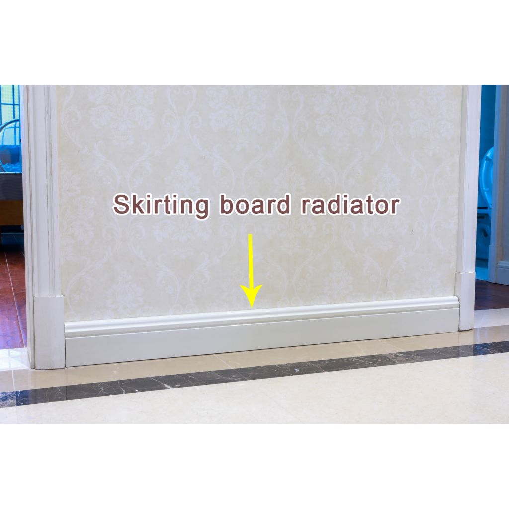 Two Waterways Ultra-Thin Household Skirting Board Radiator