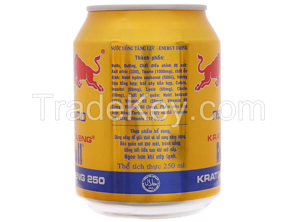 Red-Bul Gold Viet Energy Drink 250ml can.