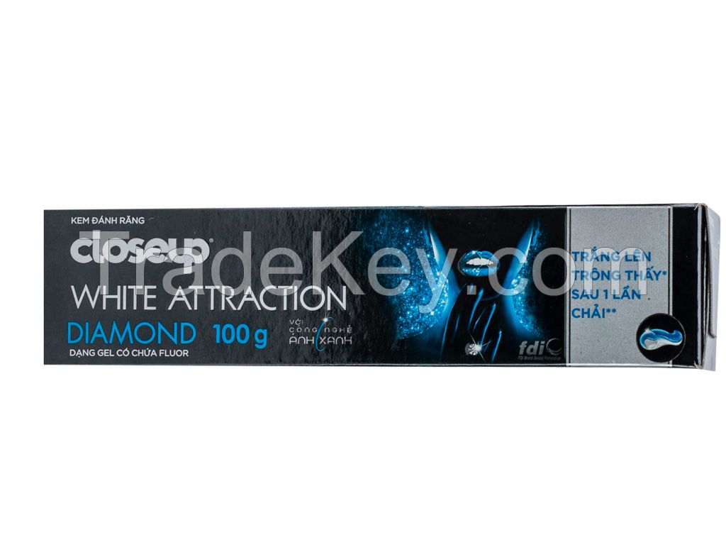 Close-up white diamond attraction toothpaste 100g.