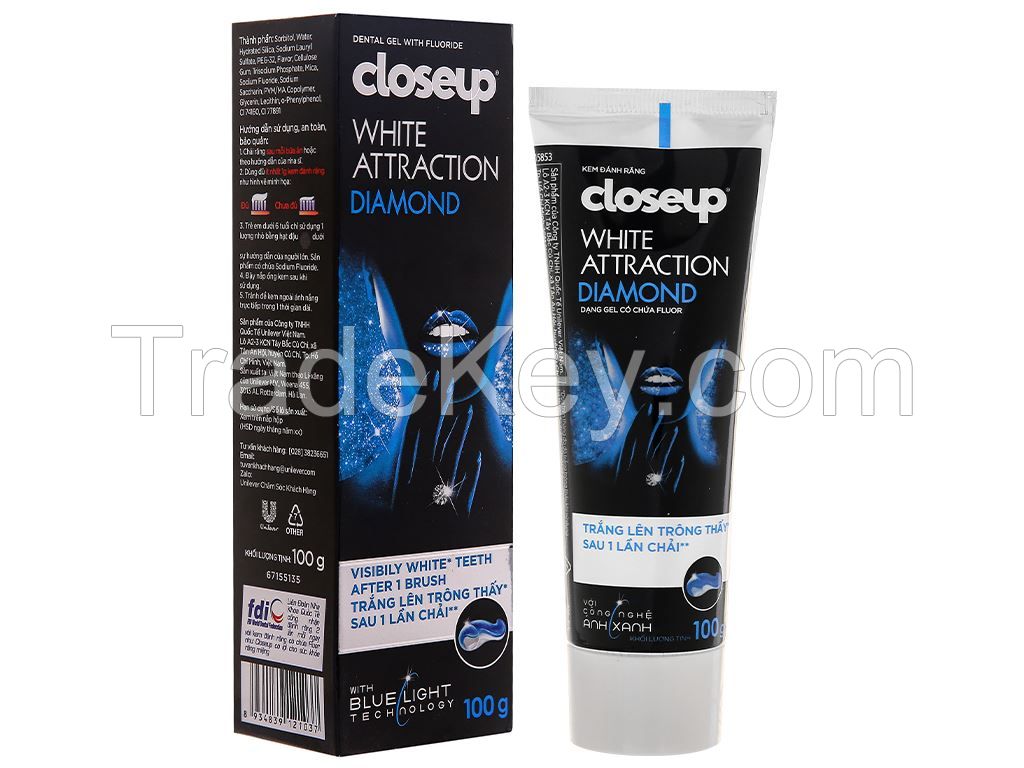 Close-up white diamond attraction toothpaste 100g.