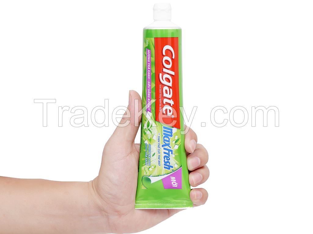 Col-gate Maxfresh toothpaste Green tea flavor 180g