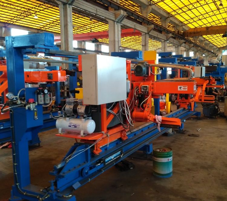 Aluminum extrusion machine double puller aluminium profile production line