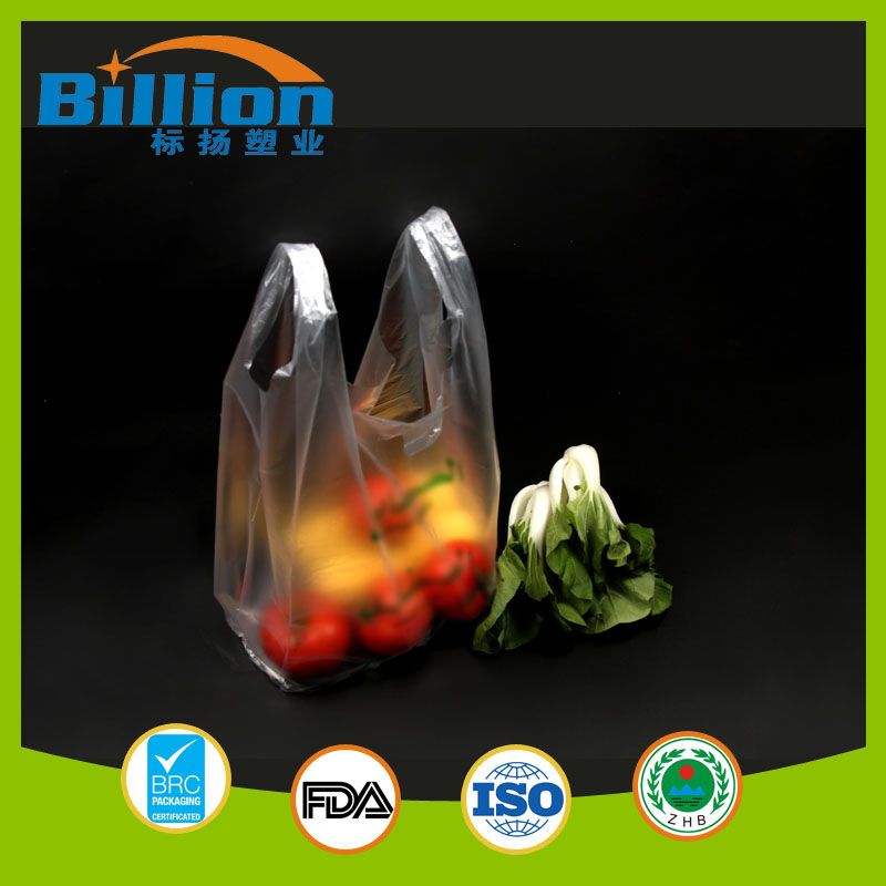 Plastic printing Vest Bags