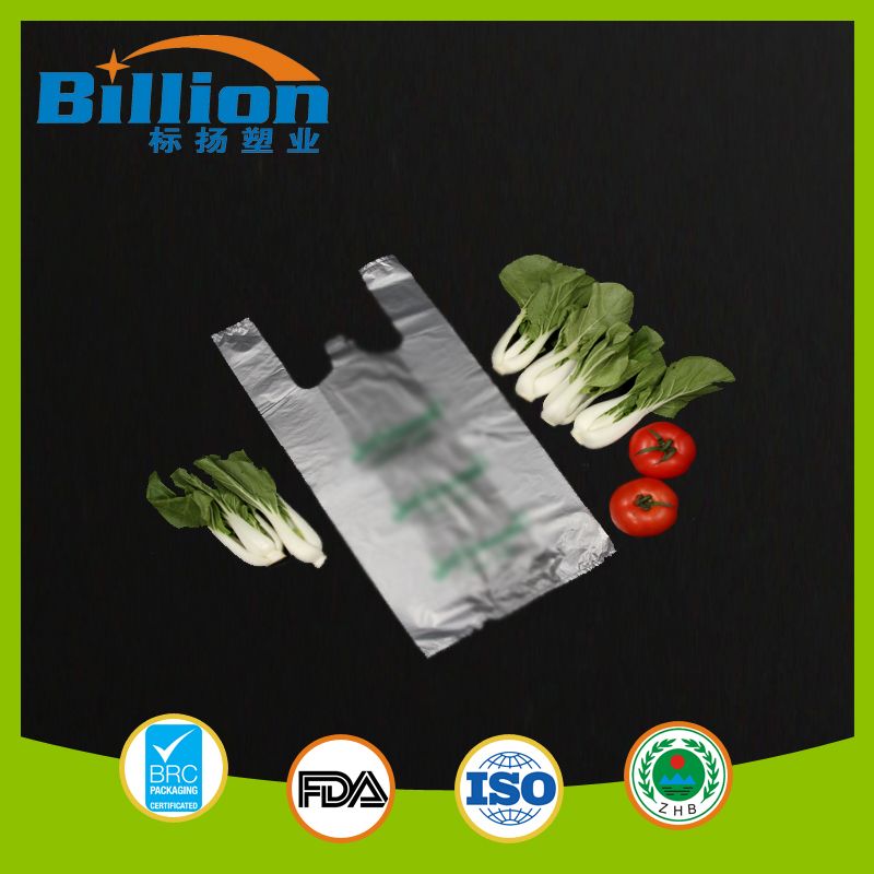 Plastic printing Vest Bags