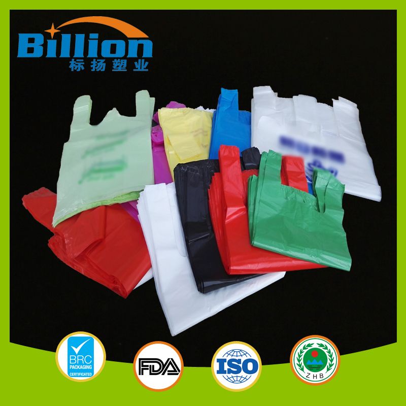 Colorful plastic shopping Bags