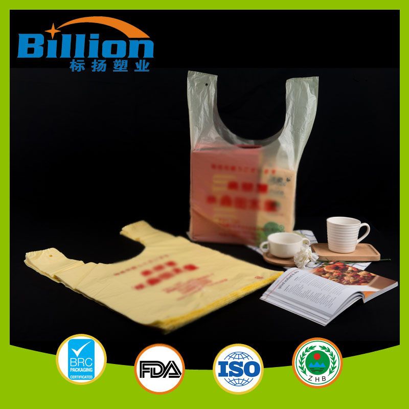 Plastic printing Vest Bags