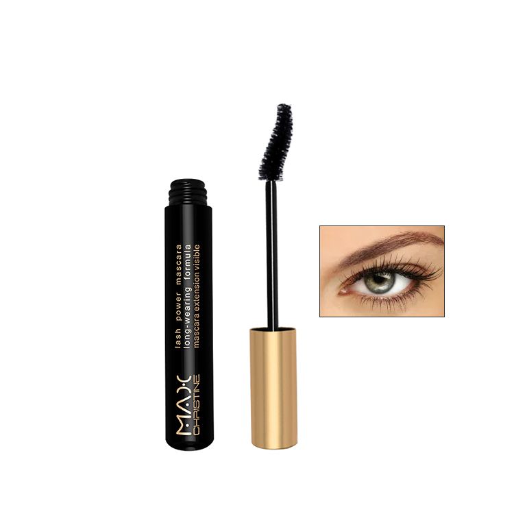 Wholesale custom eyelash extension OEM vegan lengthening waterproof natural organic black private label 3d fiber lash mascara