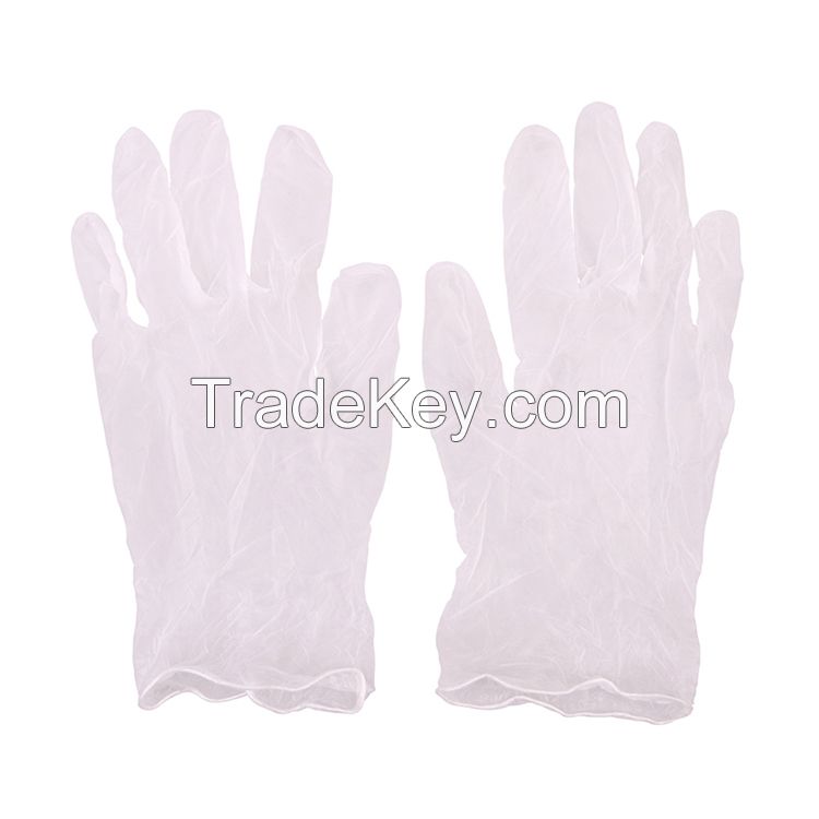 Disposable PVC Gloves powder free vinyl gloves with smooth touch 