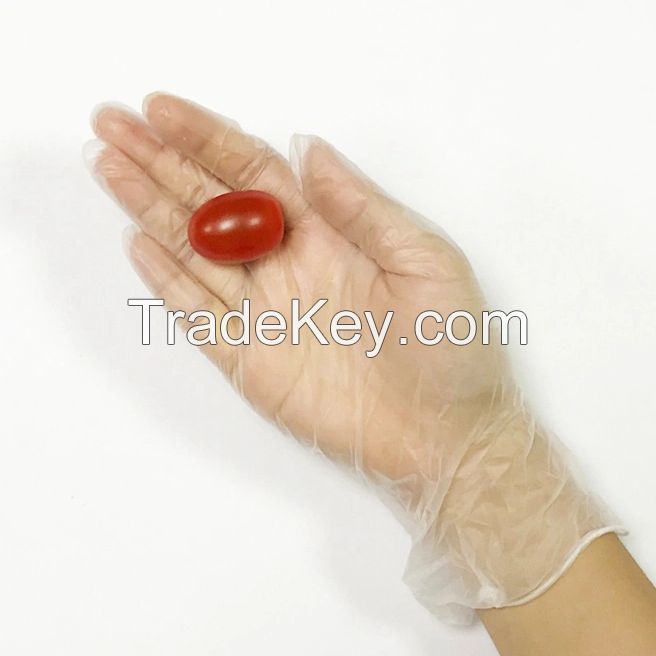 Disposable PVC Gloves powder free vinyl gloves with smooth touch 