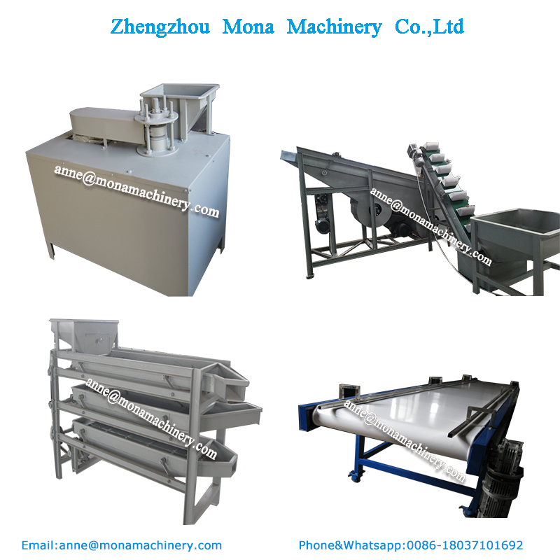 walnut shelling cracking machine walnut sheller production line