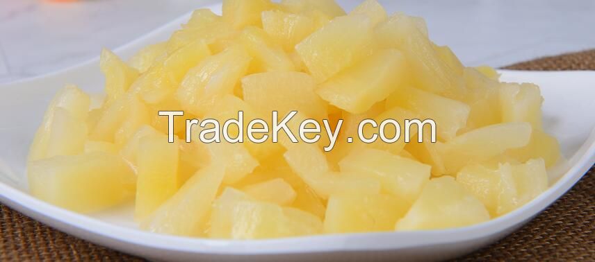 Pineapple in Syrup with aseptic packaging 20KG/China
