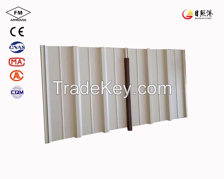 rock wool and PUR PIR sandwich panel of heat insulation