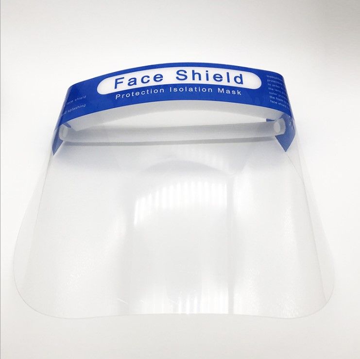 Factory price Wholesale supply respirator safe disposable full face mask splash face guard PET face shield 