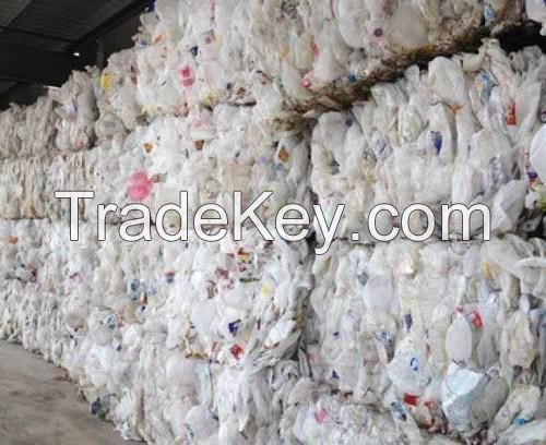 HDPE Milk Bottle Scrap/ HDPE Blue Drum Scrap/ PET Bottles Scrap/ PVC Window Scrap