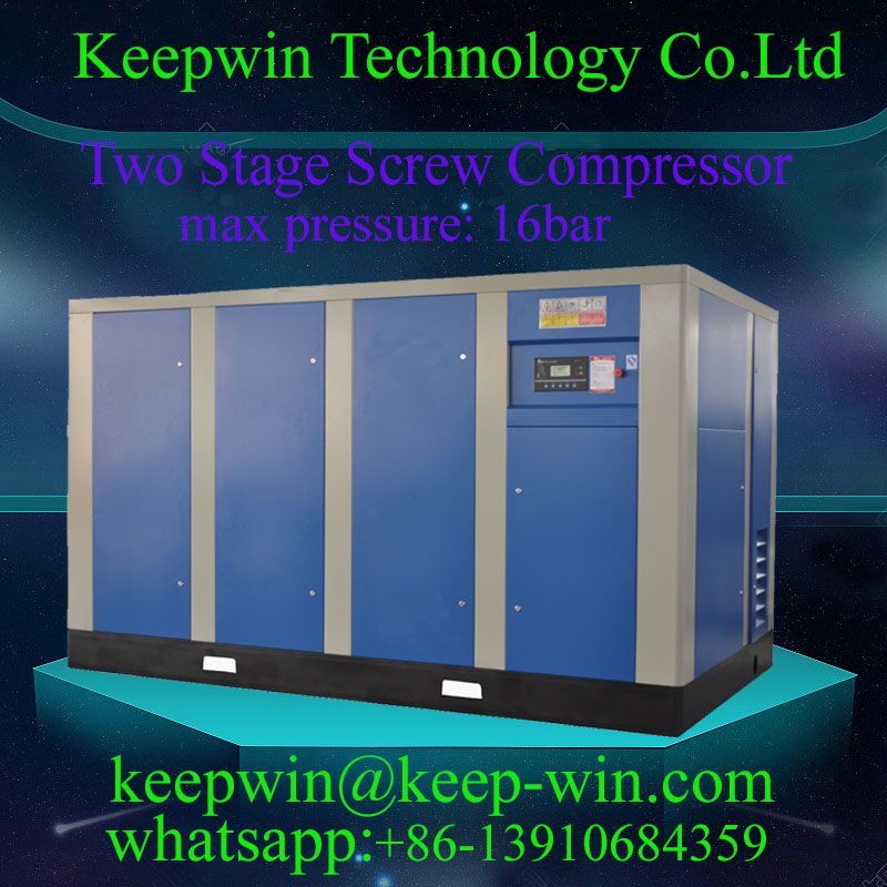 Energy Saving Two Stage Screw Air Compressor remote monitor data Inverter control system save power energy