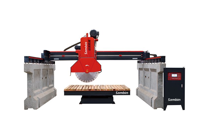 Infrared Bridge Type Stone Trimming Machine