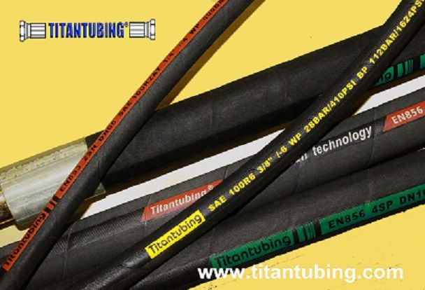 fuel hose, DIN EN 854 SAE 100 R6, oil return hose, push-on hose