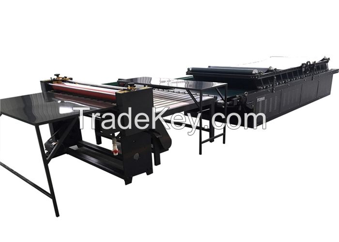 Manual Flute Laminating Machine , Corrugated Paperboard Flute Laminator