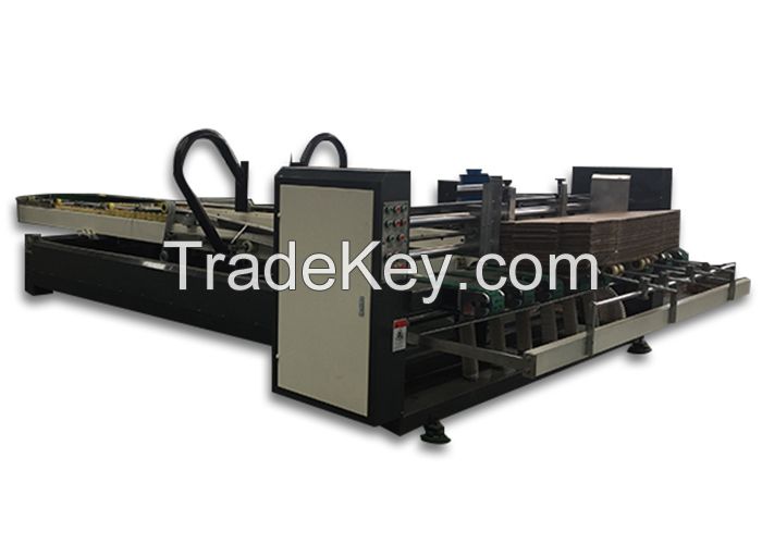 Corrugated Paperboard Automatic Folder Gluer Machine For Carton Box