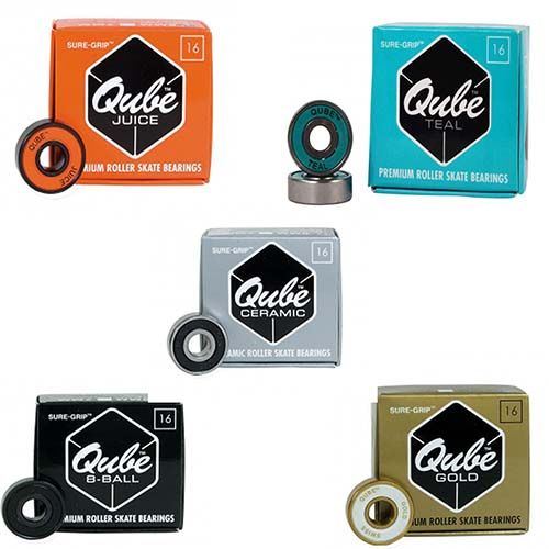 Sure-Grip QUBE Skate Bearings - Full Set