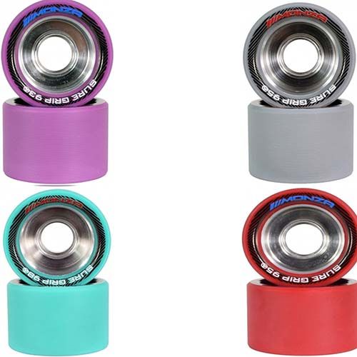 New Monza Roller Skate Wheels 1 Set Of 8 