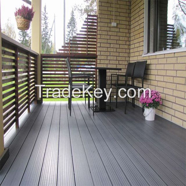 Recycled Composite Decking Board Deck Covering Material WPC Decking Flooring For Outdoor