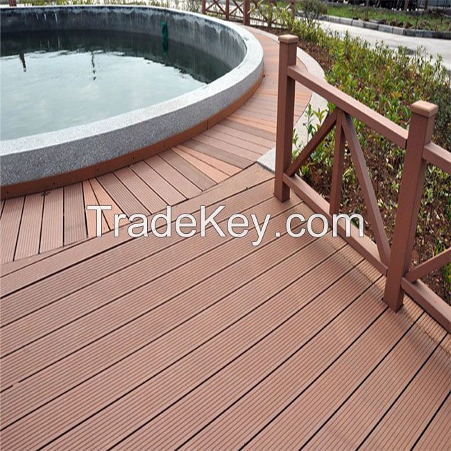 Anti-Slip Swimming Pool WPC Decking Outdoor Flooring