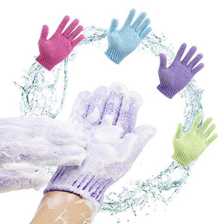 Newest Wholesale Available Exfoliating Body Cleaning Bath Glove