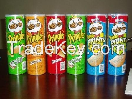 Pringles Potato Chips All Flavours