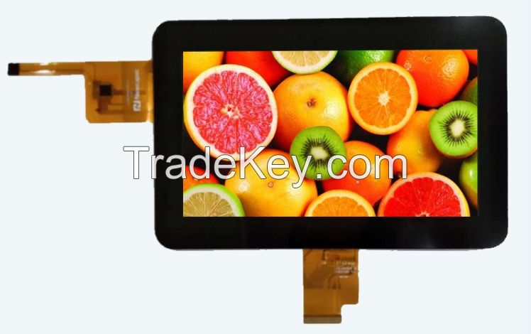 7 inch lcd display 800*480/1024*600/720*1280 IPS viewing with touch panel